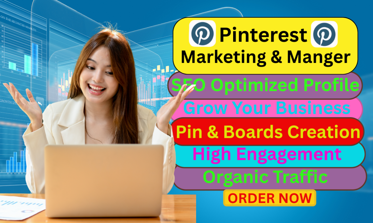 I Will Do Pinterest Account Marketing, Manage, and Create Pins & Boards