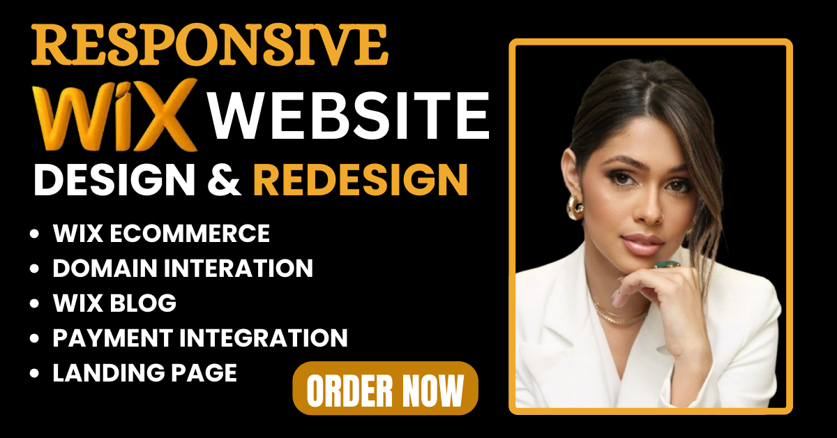 I will design Wix, Redesign Wix, Develop Wix Website, Redesign Wix
