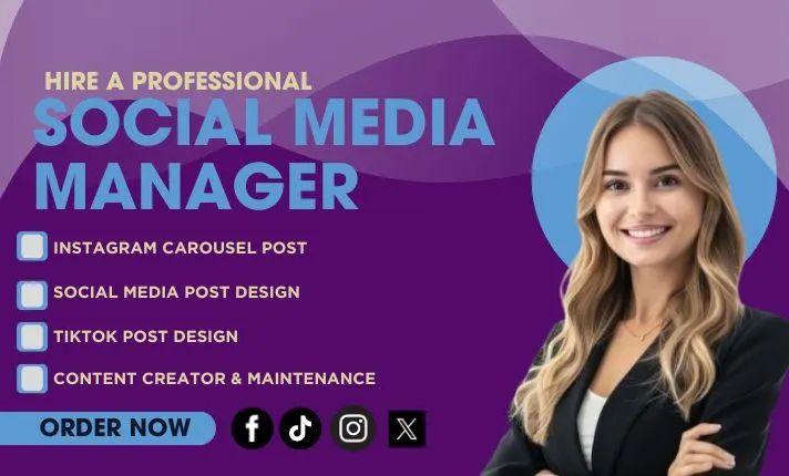 I will create engaging social media content calendar, schedule posts for your Instagram