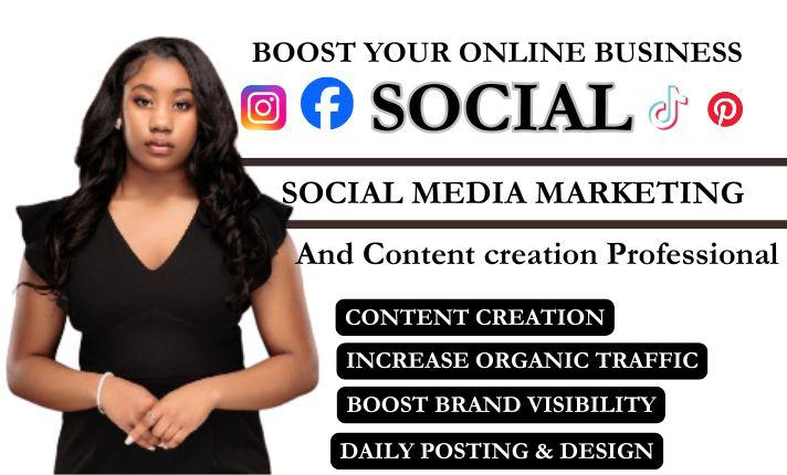 I Will Be Your Pro Social Media Marketing Manager, Content Creator, Instagram Marketing Expert