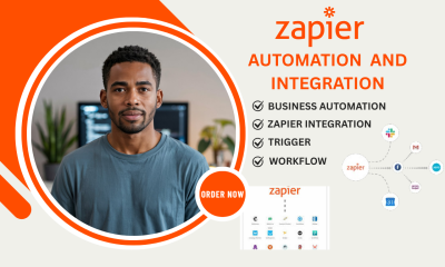 I will do Zapier Automation, Zapier Integration, and Zapier Webhook for your Business