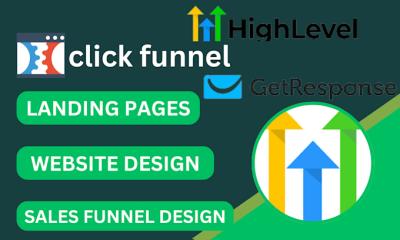 I Will Build a High-Quality Sales Funnel and ClickFunnels Landing Page