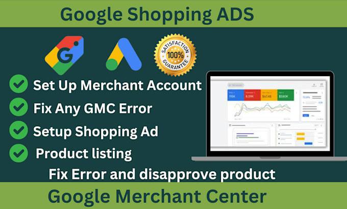 I Will Optimize and Manage Google Shopping Ads and Merchant Center