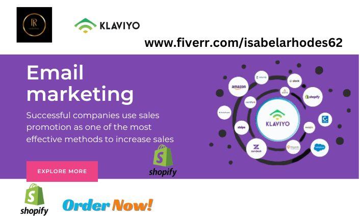 I will setup your Klaviyo email marketing flow for ecommerce stores