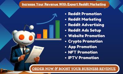 Manage Reddit Post Setup & Ads for AI Website, Roku TV, IPTV, and Game App