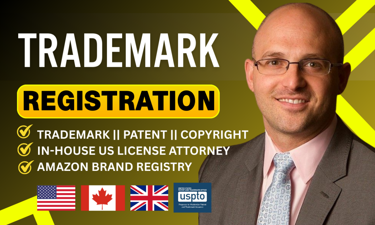 I will conduct a detailed patent search and register your USPTO trademark