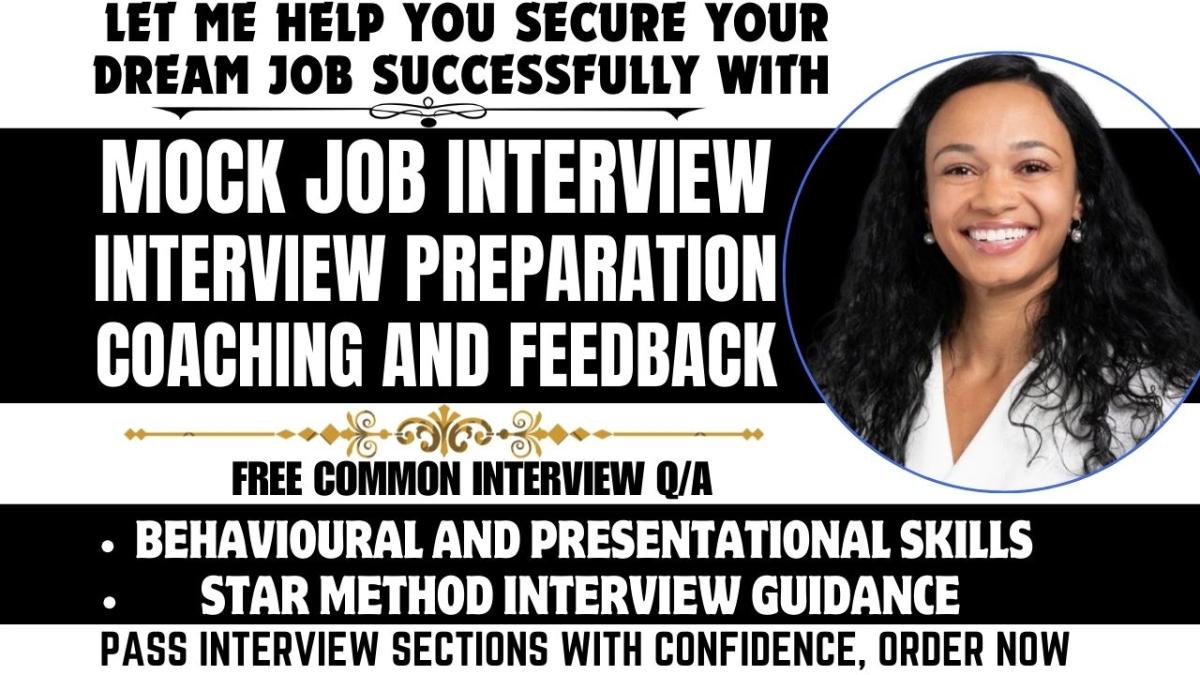 I will conduct USAJOBS, Tech Mock Interview, MMI Medical School Job Interview with Feedback