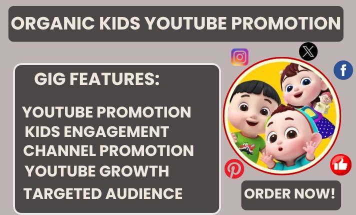I Will Boost and Grow Kids YouTube Channel with US Traffic and Monetization