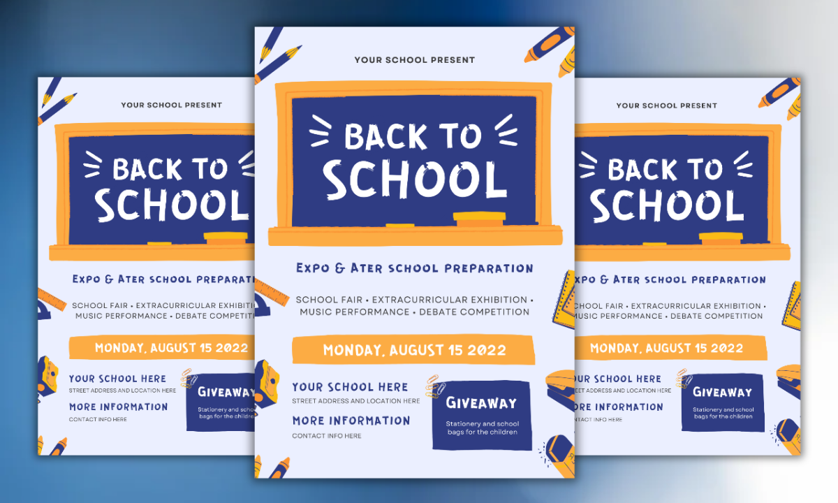 I Will Create Eye-Catching Church, Back to School, and Graduation Flyers