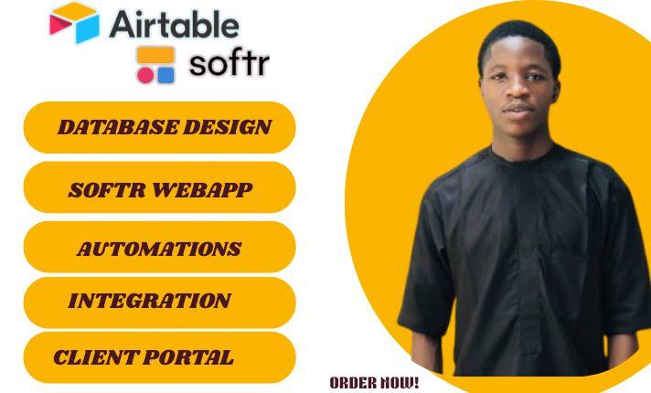 I will be Airtable Expert, Airtable Automation, Airtable Interfaces Design and Script
