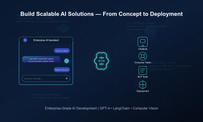 I will develop AI Powered Apps and End-to-End Intelligent Solutions