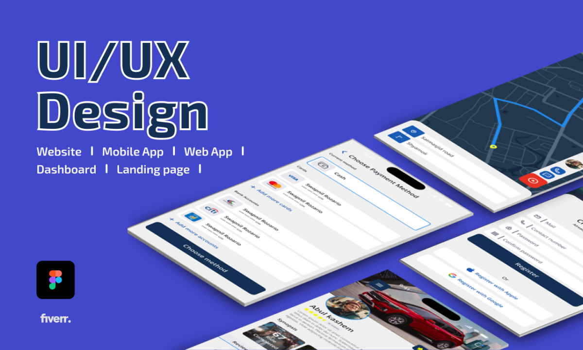 I Will Create Intuitive Mobile App and Website UI/UX Design in Figma