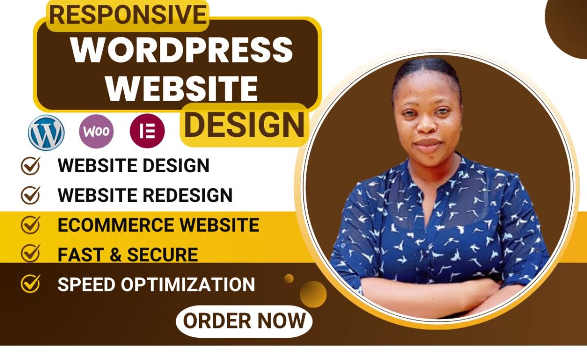 Build WordPress Website Design, WordPress Landing Page, WooCommerce
