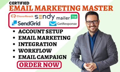 I will do CleverReach, Sendy, Sharpspring, SMTP, SendGrid, GetResponse, MailerLite Campaigns