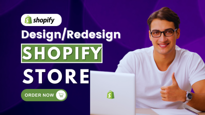 I will design Shopify dropshipping store, redesign Shopify clone, Shopify website revamp