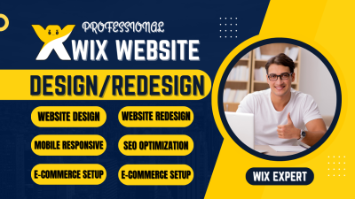 I will redesign Wix website, fix Wix site responsiveness, optimize Wix SEO, copy Wix website, and work with Wix Studio