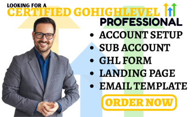 I will do GoHighLevel Marketing Funnel Workflow, GHL Email Template, GHL Form