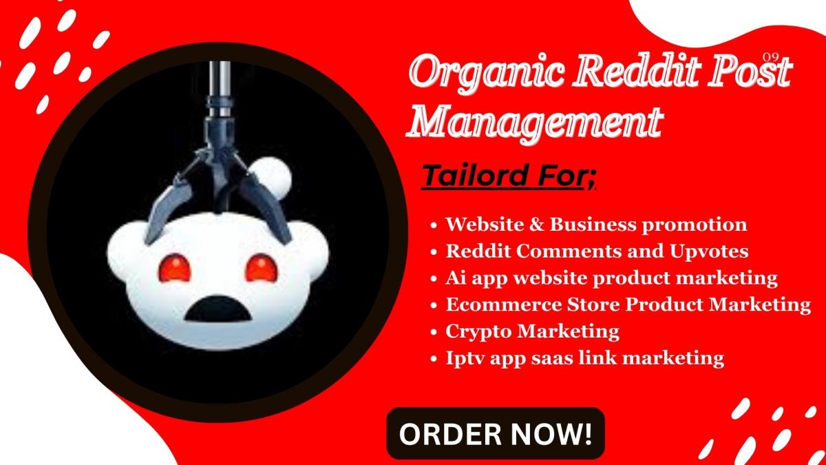 I will viral reddit post for saas business website ecommerce ai app crypto manager