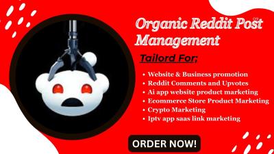 I will viral reddit post for saas business website ecommerce ai app crypto manager