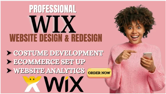 I will do Wix Website Design, Redesign Wix Website, Wix E-commerce Store