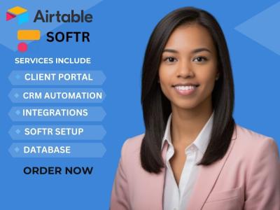 I will setup Airtable database, Airtable automation, Airtable CRM, Airtable interface