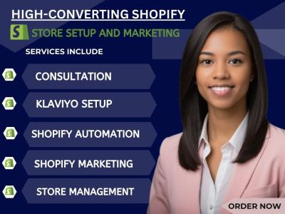 I will set up Klaviyo Email Marketing, Shopify Automation, Shopify CRO, Sales Funnel