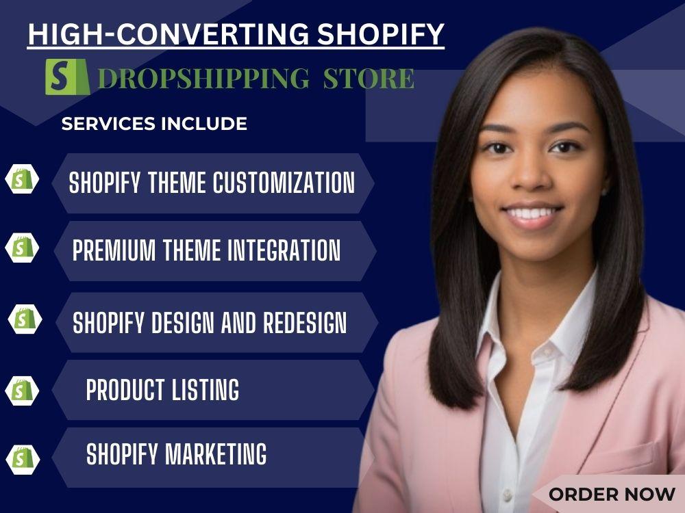 I will build your professional dropshipping Shopify store, automate and optimize it