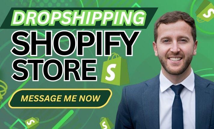 I Will Build Automated Shopify Store, Build Dropshipping Shopify Store, Shopify Website
