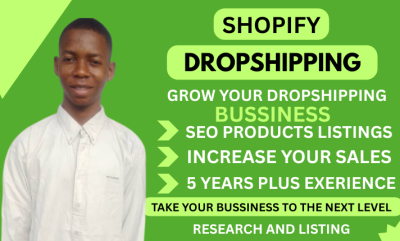 I will do Shopify Website Redesign, Store Design, Shopify Dropshipping & Shopify Website