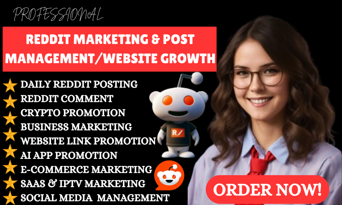 I will do Reddit Marketing for OnlyFans, Chatter Manager Fansly Chat Agency Twitter Ads