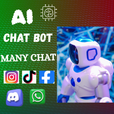 I Will Build AI Chatbot for All Social Media Platforms with ManyChat