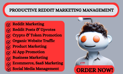 I will do Reddit post management for Business IPTV App Link SaaS Product Crypto Website