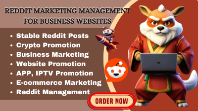I will do Reddit post management for AI business app, store products, and crypto website