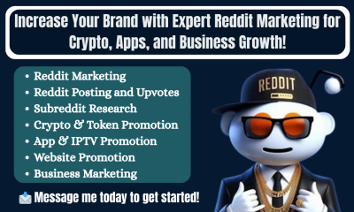 I will promote ecommerce business website with Reddit marketing, crypto, SaaS, and AI app