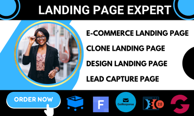 I Will Design or Clone Landing Pages, ClickFunnels, and Groove Funnels