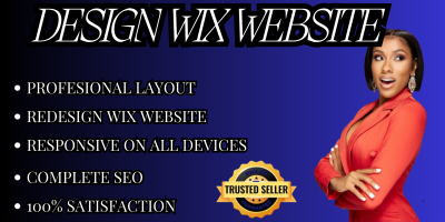 I will create a professional Wix website design and redesign Wix website