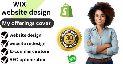 I Will Do Wix Website Design, Redesign, and Wix Ecommerce Store Development