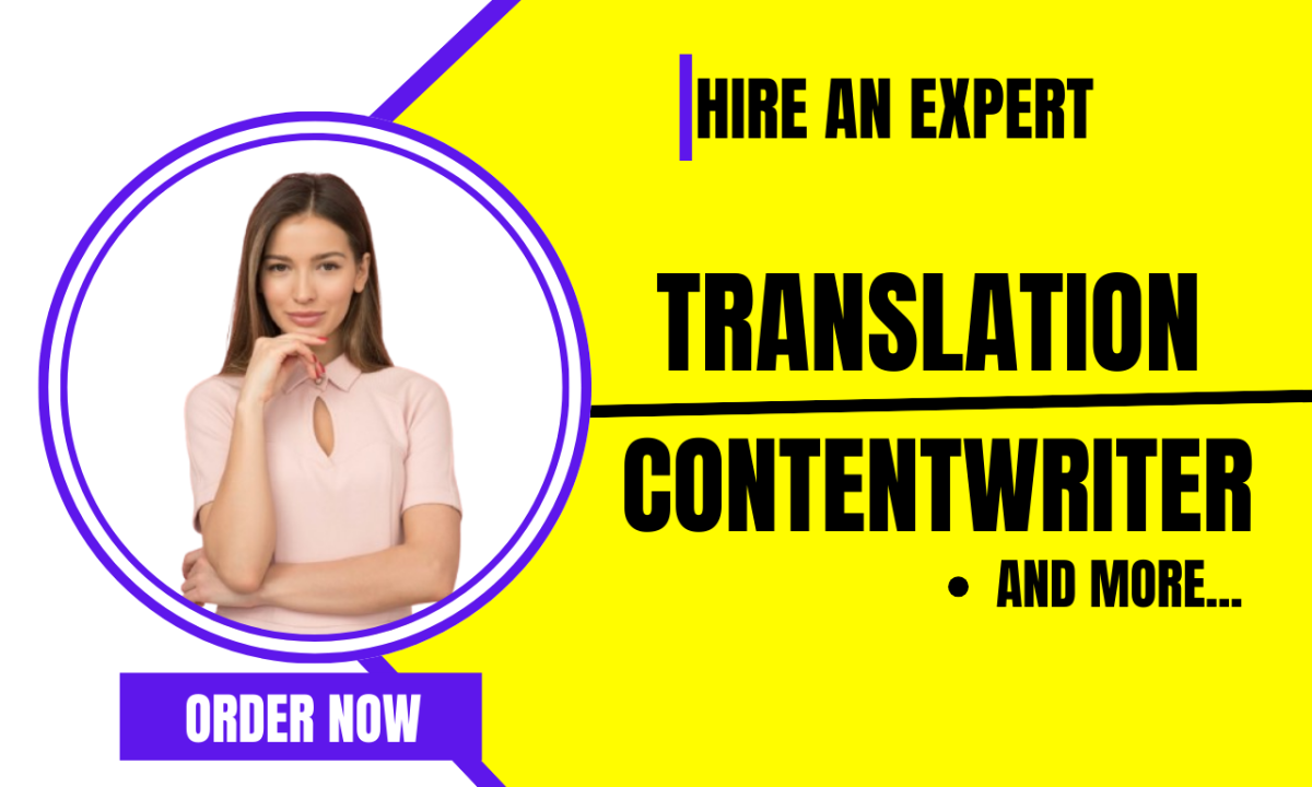 I will write you a content, translate, ghost write fiction & non-fiction