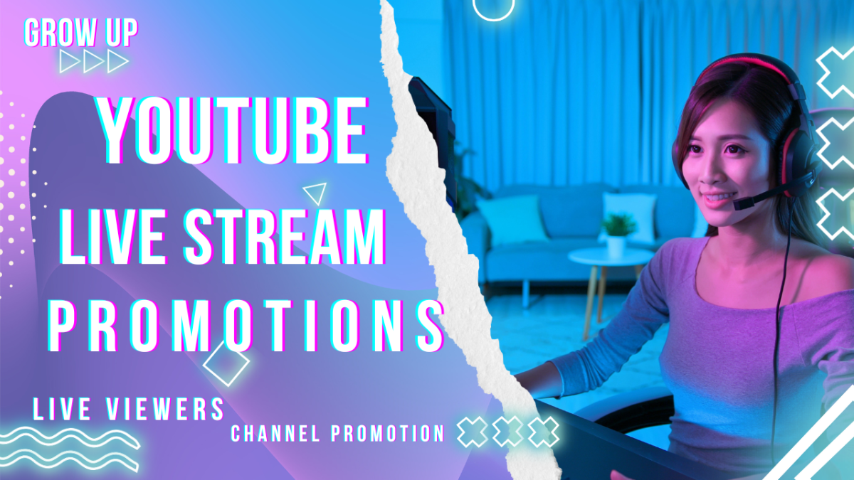 I will do organic YouTube live stream promotion, live streaming to get active viewers