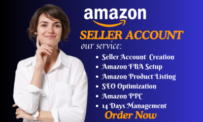 I Will Create Amazon Seller Account, Amazon FBA, Amazon Store Setup