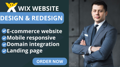 I will do responsive Wix website design, Wix website redesign, and Wix development