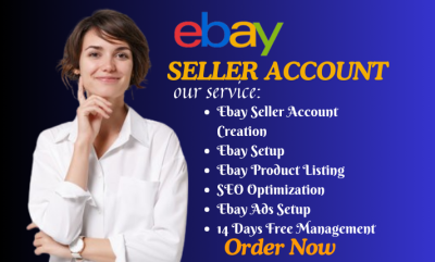 I will do eBay account creation for all country residents & eBay seller account listing