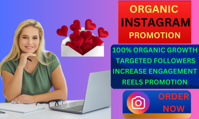 I will do organically promote your Instagram account to grow engagement