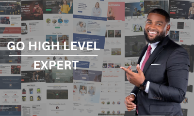 I will gohighlevel landing page, go high level sales funnel and website, GHL automation