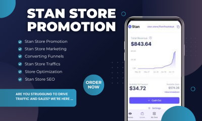 I will do Stan Store, Stan Store Promotion, Stan Store Growth, Stan Store Marketing