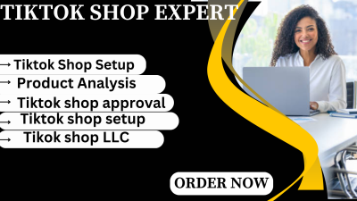 I will set up TikTok Shop, manage TikTok Shop, and handle TikTok Shop dropshipping