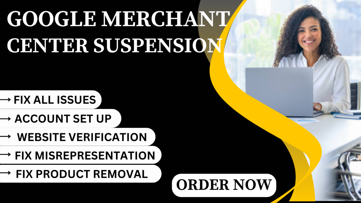 I will fix Google Merchant Center suspension and feed errors