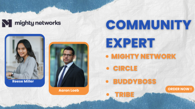 I will setup Mighty Networks, Circle, Tribe, BuddyBoss Community Platform