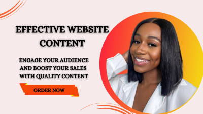 I will do website copywriting for your website content, and sales copy