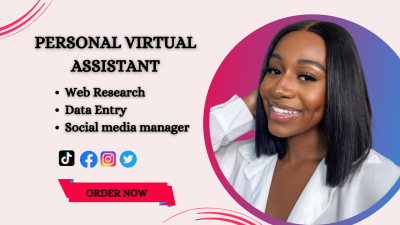 I will be a creative virtual assistant, personal assistant, web researcher, and help do tasks